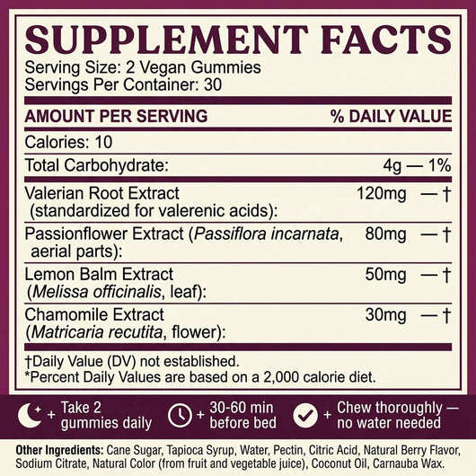 Valeria Valerian Root Gummies